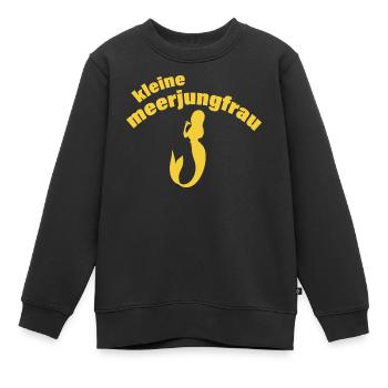 MEERJUNGFRAU - Kinder Premium Organic Sweatshirt - Schwarz - Vorne - AI Model Kid Female (0cm)