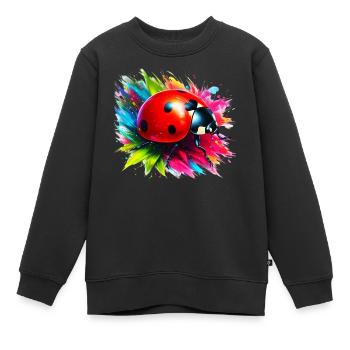 Coccinelle - Sweat Premium enfant bio - noir - Devant - AI Model Kid Female (0cm)
