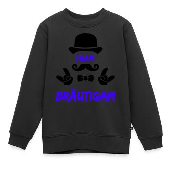 Équipe Groom - Sweat Premium enfant bio - noir - Devant - AI Model Kid Female (0cm)