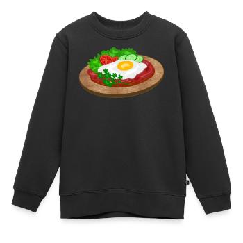 Strammer Max - Kinder Premium Organic Sweatshirt - Schwarz - Vorne - AI Model Kid Female (0cm)