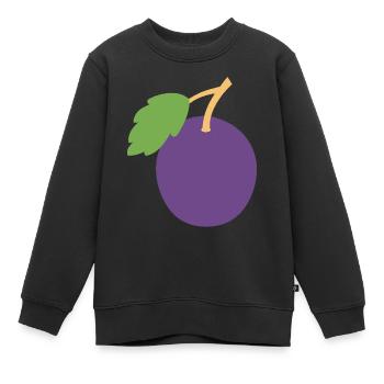 Prune - Sweat Premium enfant bio - noir - Devant - AI Model Kid Female (0cm)