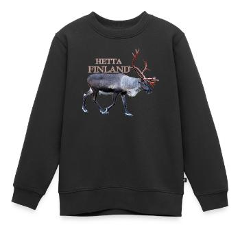 Wärme - Kinder Premium Organic Sweatshirt - Schwarz - Vorne - AI Model Kid Female (0cm)