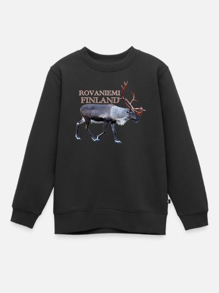 Rovaniemi - Kids Premium Organic Sweatshirt - black