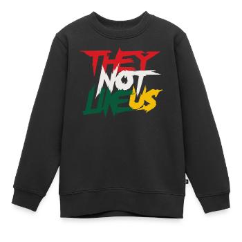 Déclaration d’identité audacieuse - Sweat Premium enfant bio - noir - Devant - AI Model Kid Female (0cm)
