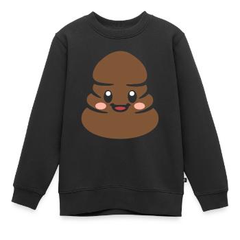 Kacke - Kinder Premium Organic Sweatshirt - Schwarz - Vorne - AI Model Kid Female (0cm)