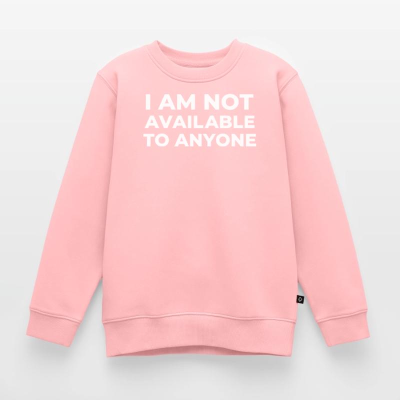 Conception de déclaration de protestation typographique audacieuse Sweat Premium enfant bio