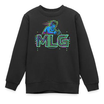 Major League Gaming - Kinder Premium Organic Sweatshirt - Schwarz - Vorne - AI Model Kid Female (0cm)
