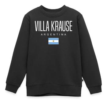 Villa Krause Argentinien Argentinier - Kinder Premium Organic Sweatshirt - Schwarz - Vorne - AI Model Kid Female (0cm)