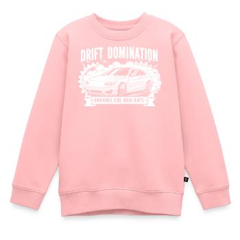 Drift Domination - Sweat Premium enfant bio - rose - Devant - AI Model Kid Female (0cm)