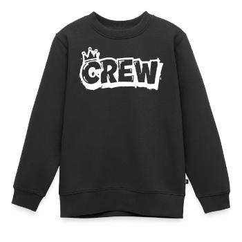 Graffiti de l’équipe - Sweat Premium enfant bio - noir - Devant - AI Model Kid Female (0cm)