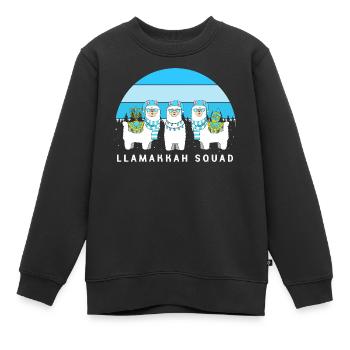 Hanukkah Chanukkah Hanukah - Kinder Premium Organic Sweatshirt - Schwarz - Vorne - AI Model Kid Female (0cm)
