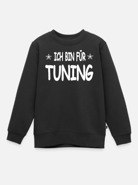 Tuning - Kinder Premium Organic Sweatshirt - Schwarz