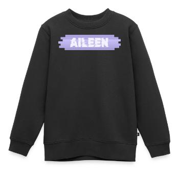 Mutter Aileen - Kinder Premium Organic Sweatshirt - Schwarz - Vorne - AI Model Kid Female (0cm)