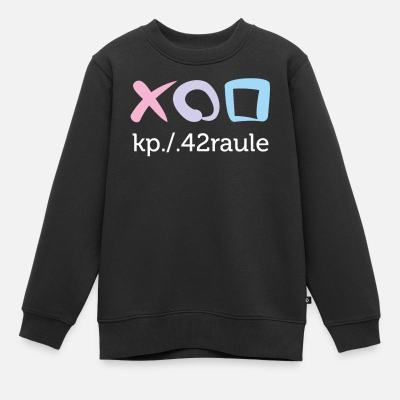 Raule - Sweat Premium enfant bio - noir
