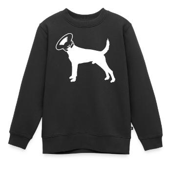 SUB WOOF WOOF - Kinder Premium Organic Sweatshirt - Schwarz - Vorne - AI Model Kid Female (0cm)