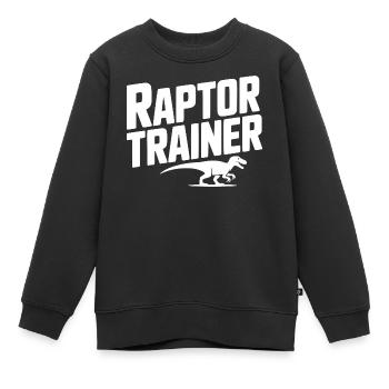 Raptor Trainer - Kinder Premium Organic Sweatshirt - Schwarz - Vorne - AI Model Kid Female (0cm)