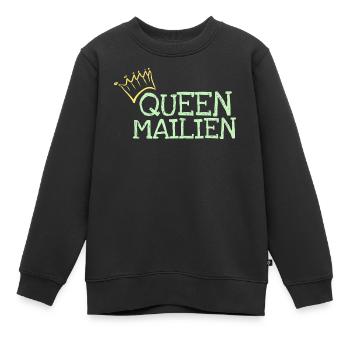 Mailien - Kinder Premium Organic Sweatshirt - Schwarz - Vorne - AI Model Kid Female (0cm)