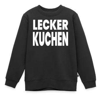 Gâteau - Sweat Premium enfant bio - noir - Devant - AI Model Kid Female (0cm)
