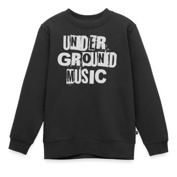 Underground-Musik Mutige Grafik - Kinder Premium Organic Sweatshirt - Schwarz - Vorne - AI Model Kid Female (0cm)