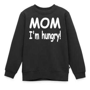 Mutter - Kinder Premium Organic Sweatshirt - Schwarz - Vorne - AI Model Kid Female (0cm)