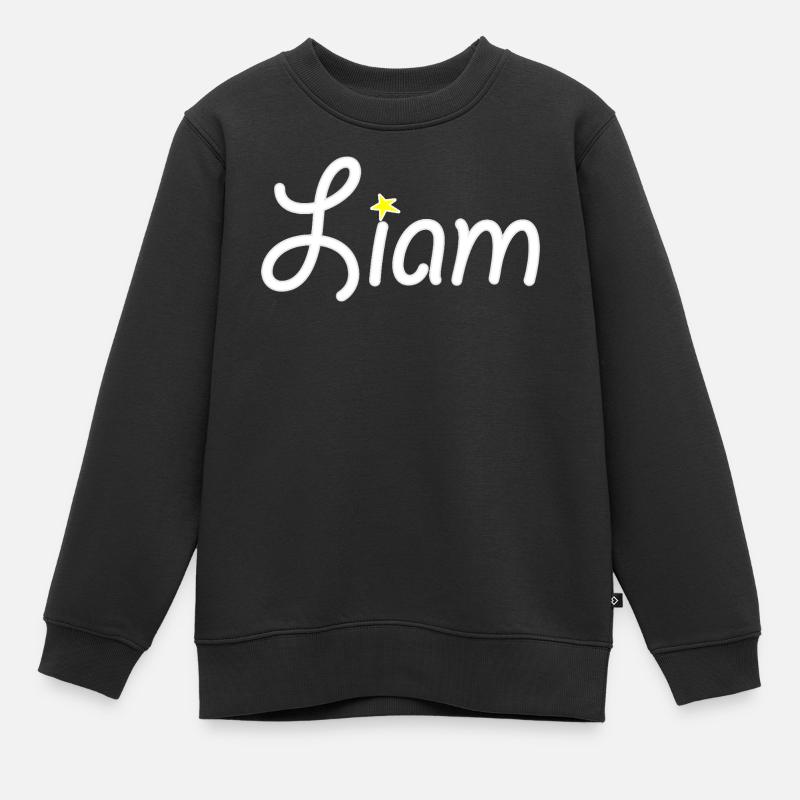 Liam - Kids Premium Organic Sweatshirt - black