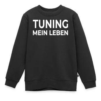 Tuning - Kinder Premium Organic Sweatshirt - Schwarz - Vorne - AI Model Kid Female (0cm)