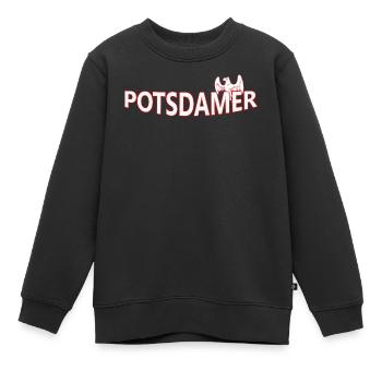 POTSDAMer - Sweat Premium enfant bio - noir - Devant - AI Model Kid Female (0cm)