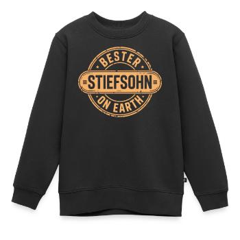 Meilleur beau-fils - Sweat Premium enfant bio - noir - Devant - AI Model Kid Female (0cm)