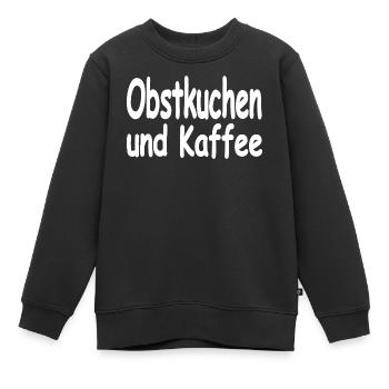 Gâteau - Sweat Premium enfant bio - noir - Devant - AI Model Kid Female (0cm)