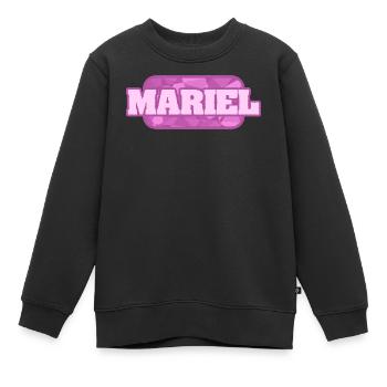 Mariel als Gesundheit - Kinder Premium Organic Sweatshirt - Schwarz - Vorne - AI Model Kid Female (0cm)