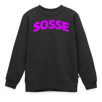 Sosse für immer - Kinder Premium Organic Sweatshirt - Schwarz - Vorne - AI Model Kid Female (0cm)