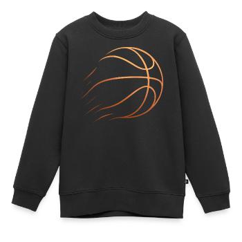 Idée cadeau pour un joueur de basket-ball Baller - Sweat Premium enfant bio - noir - Devant - AI Model Kid Female (0cm)