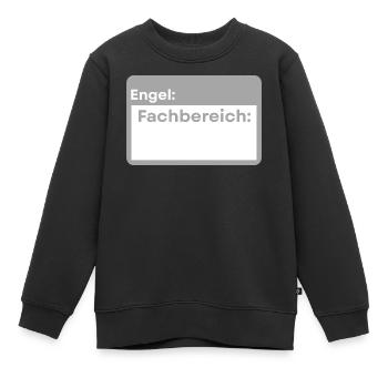 Veuillez télécharger le design - Sweat Premium enfant bio - noir - Devant - AI Model Kid Female (0cm)