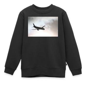 Das Phantom am Himmel - Kinder Premium Organic Sweatshirt - Schwarz - Vorne - AI Model Kid Female (0cm)