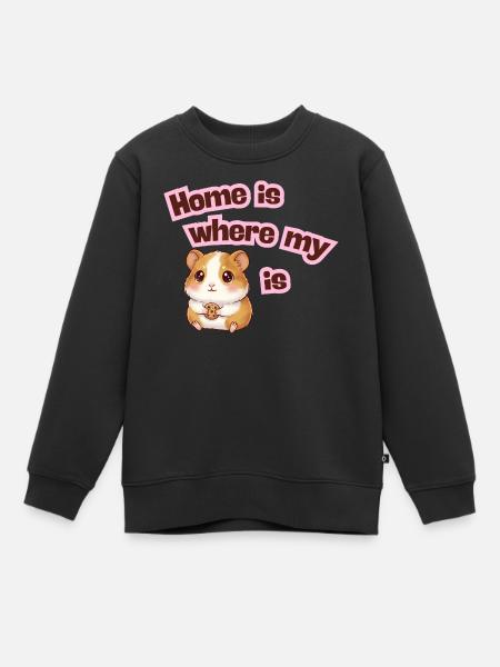 La maison, c’est là où se trouve mon Meerli - Sweat Premium enfant bio - noir