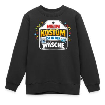 Lingerie costumée de carnaval cadeau drôle - Sweat Premium enfant bio - noir - Devant - AI Model Kid Female (0cm)