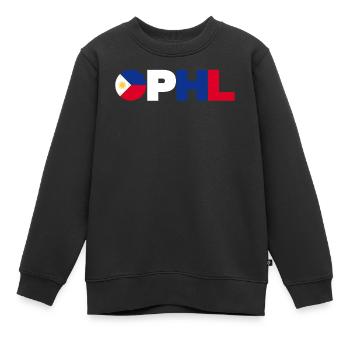 Philippines - Sweat Premium enfant bio - noir - Devant - AI Model Kid Female (0cm)