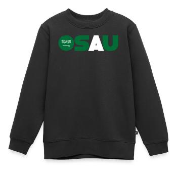 Saudi-Arabien - Kinder Premium Organic Sweatshirt - Schwarz - Vorne - AI Model Kid Female (0cm)