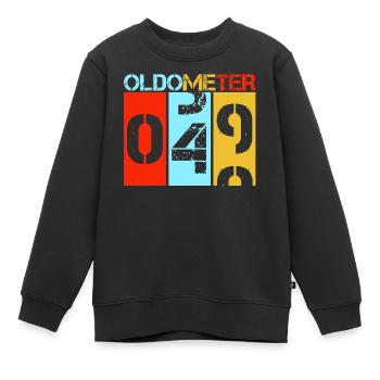 Odomètre rétro drôle pour le 50e anniversaire d’Oldometer - Sweat Premium enfant bio - noir - Devant - AI Model Kid Female (0cm)