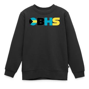 Bahamas - Sweat Premium enfant bio - noir - Devant - AI Model Kid Female (0cm)