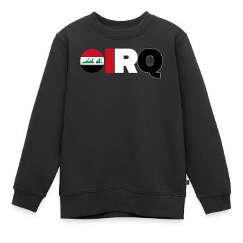 Irak - Kinder Premium Organic Sweatshirt - Schwarz - Vorne - AI Model Kid Female (0cm)