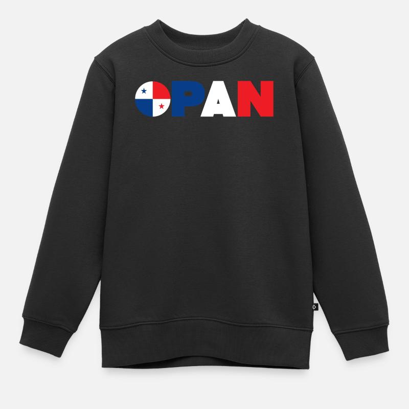 Panama - Kinder Premium Organic Sweatshirt - Schwarz