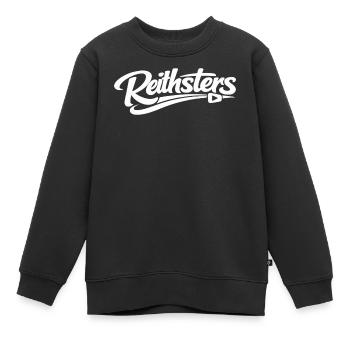 Produits dérivés de Reithsters - Sweat Premium enfant bio - noir - Devant - AI Model Kid Female (0cm)