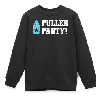 Fête de tireurs Bière bébé Bébé Baby Baby Shower Papa - Sweat Premium enfant bio - noir - Devant - AI Model Kid Female (0cm)