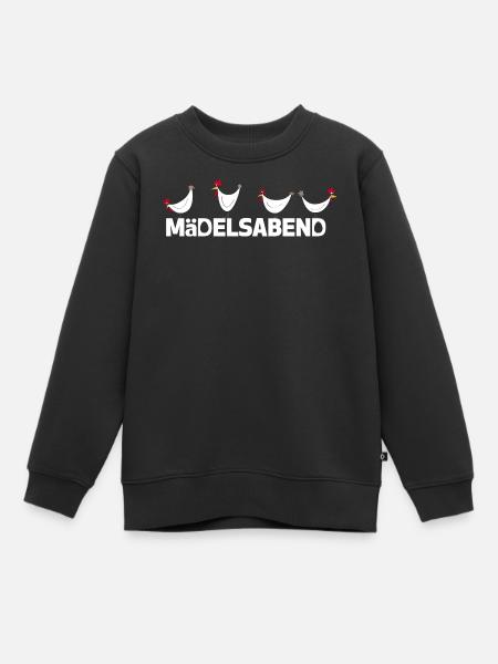 Soirée des filles - Enterrement de vie de garçon - Soirée filles - Poules - Sweat Premium enfant bio - noir