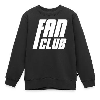Fan Club - Kinder Premium Organic Sweatshirt - Schwarz - Vorne - AI Model Kid Female (0cm)