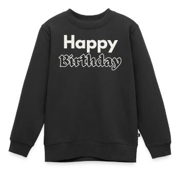 Happy Birthday - Kinder Premium Organic Sweatshirt - Schwarz - Vorne - AI Model Kid Female (0cm)