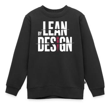 Saison de taille avec déficit calorique réduit - Sweat Premium enfant bio - noir - Devant - AI Model Kid Female (0cm)