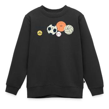 Blague sportive - Match sportif drôle de design sportif - Sweat Premium enfant bio - noir - Devant - AI Model Kid Female (0cm)