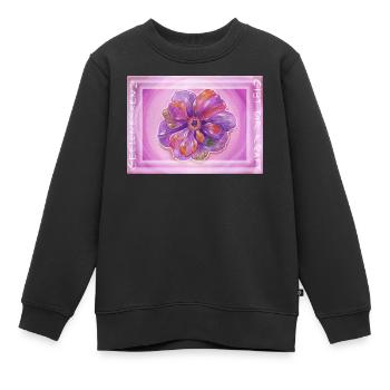 Soul Essence - avril 2026 - Sonja von Staden - Sweat Premium enfant bio - noir - Devant - AI Model Kid Female (0cm)